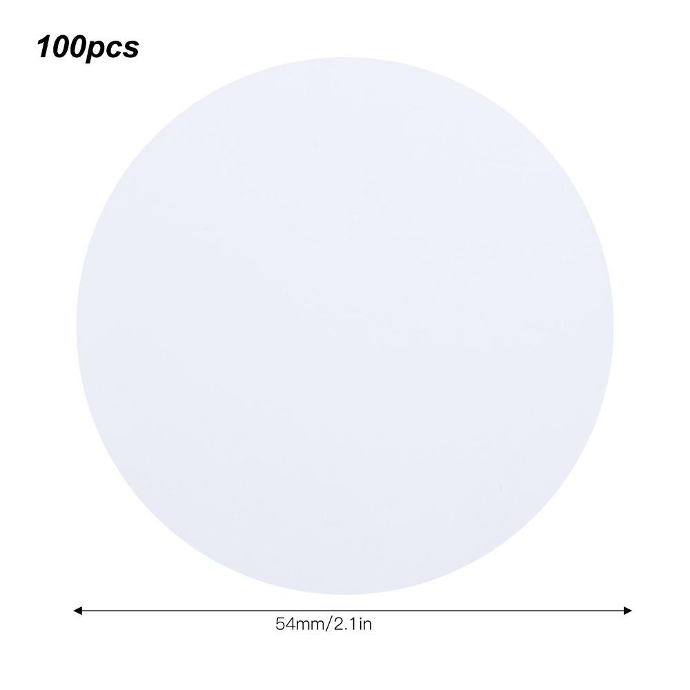 100pcs 44MM DIY Badge Papers White Button Badge Blank Paper Badge Making Paper DIY Crafts