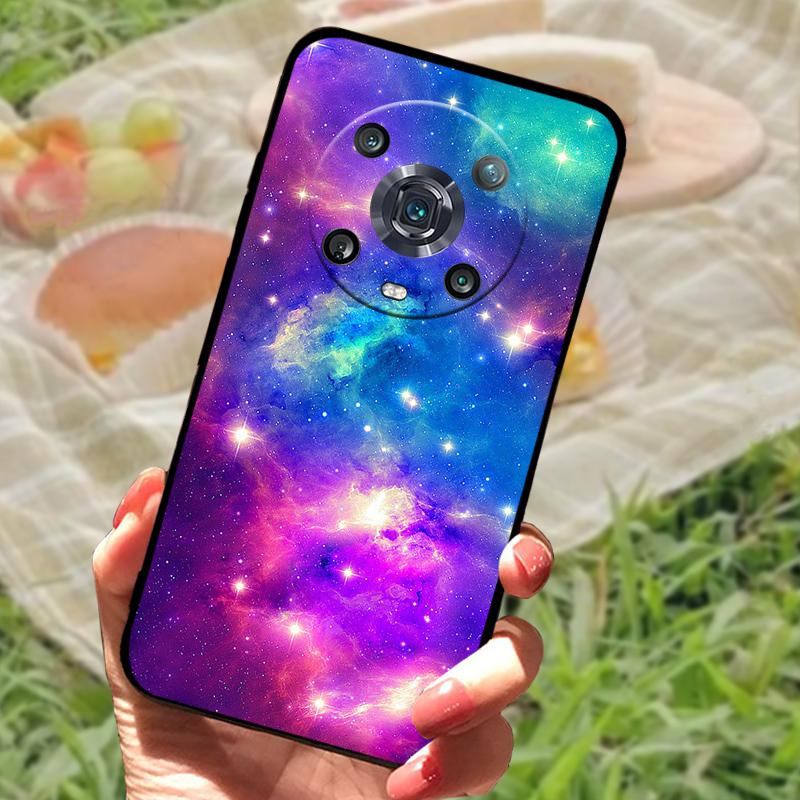 Чехол для Honor Magic 6 4 Lite 5G Модный ударопрочный силиконовый чехол для телефона Для Honor Magic 4 Pro 5G Honor X9B 5G Защитный Fundas