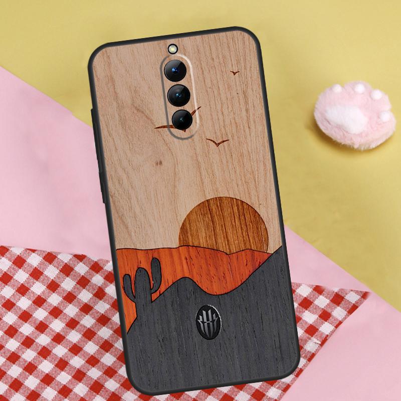 Wolf Bike Чехол-книжка 'Бабочка' из дерева для ZTE Nubia Red Magic 10 Air 6S 7S 7 Pro RedMagic 10S 9S 8S 8 9 10 11 Pro Plus