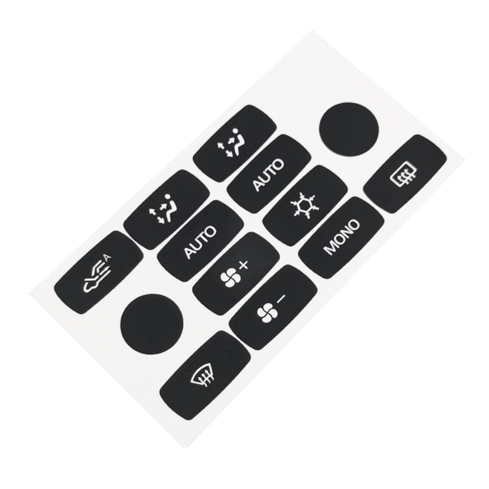 Button Restoration Button Repair Stickers Car Button Stickers High Universality Fitment Perfect Fit Push Button Repair