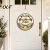 Coastal Home Decor Hello Summer Door Sign, Spring Beach Flowers Welcome Wooden Seaside Decorations Front Hanging Plaque for Wall, Outdoor Porch Garden