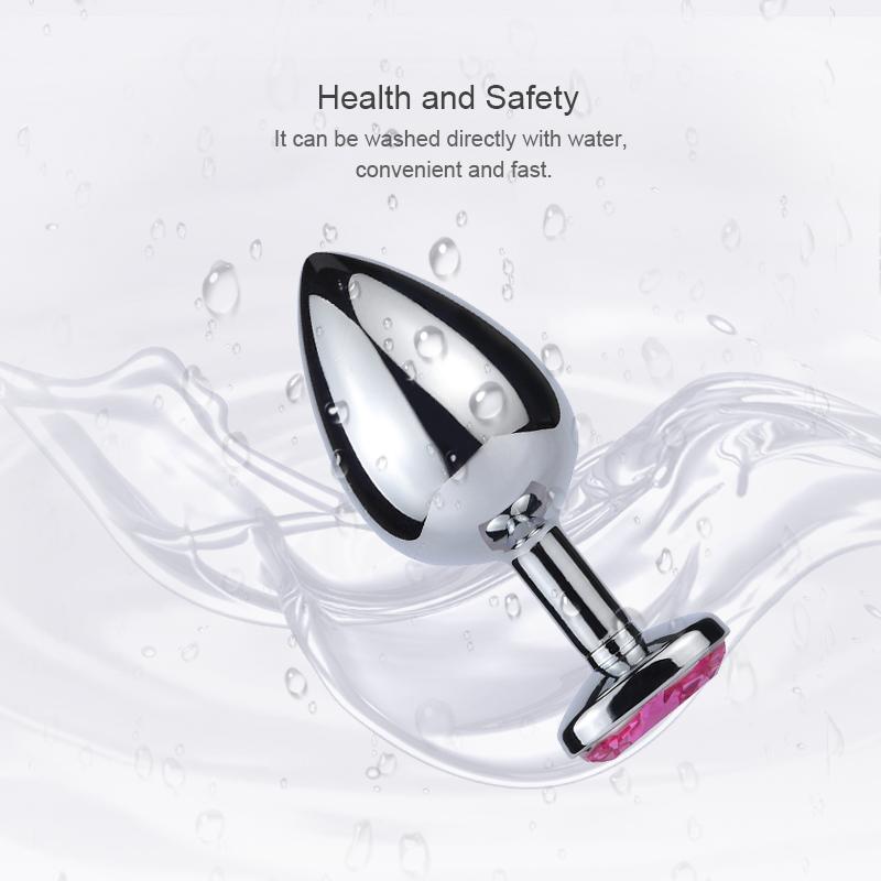 Stainless Cat Face Jewel Base Anal Plug Holle Kitty Cat Butt Plug Metal Prostate Massager Anus Stimulator Dildos Adult Sex Toys