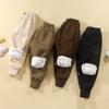Corduroy Children's Fleece Pants Autumn and Winter Home Pants for Boys and Girls