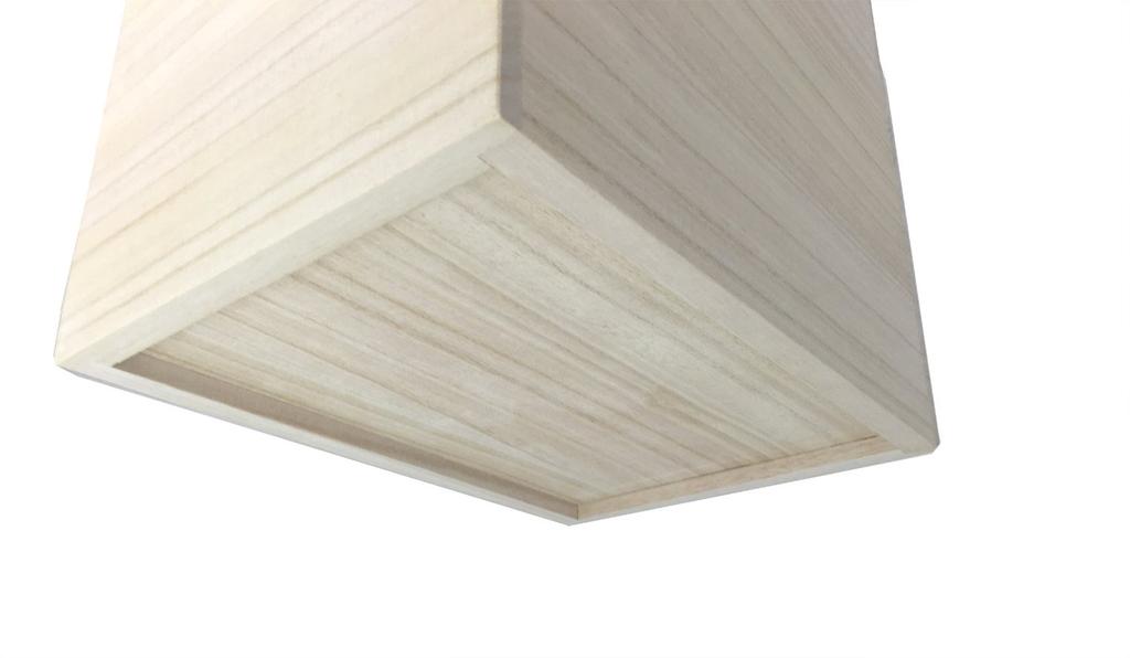 Банка для риса Umezawa Domestic из неотбеленного риса павловния, раздвижная, 5 кг, 641014