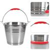 Stainless Steel Ice Bucket Thickened Water Pail Durable Trash Can Bar