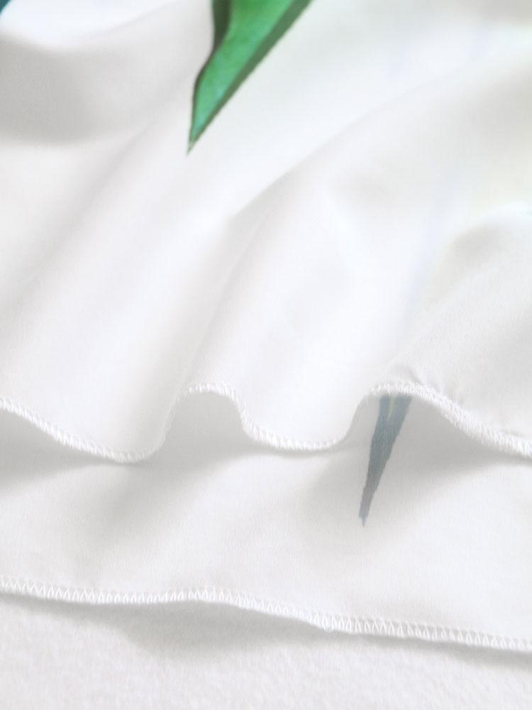 EDOLYNSA Oversize Women Kaftan Robe Outfit Bohemian Printed Vacation Chinese Knot V-neck House Bathing Suit Cover Up Q1588