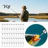 Professional Fishing Tools 50Pcs Metal Hooks Set, 3.5/5/7/10/14g Jig Head Hook, Heavy High Strength Duty Fish Hook with Barbs for Freshwater Saltwater