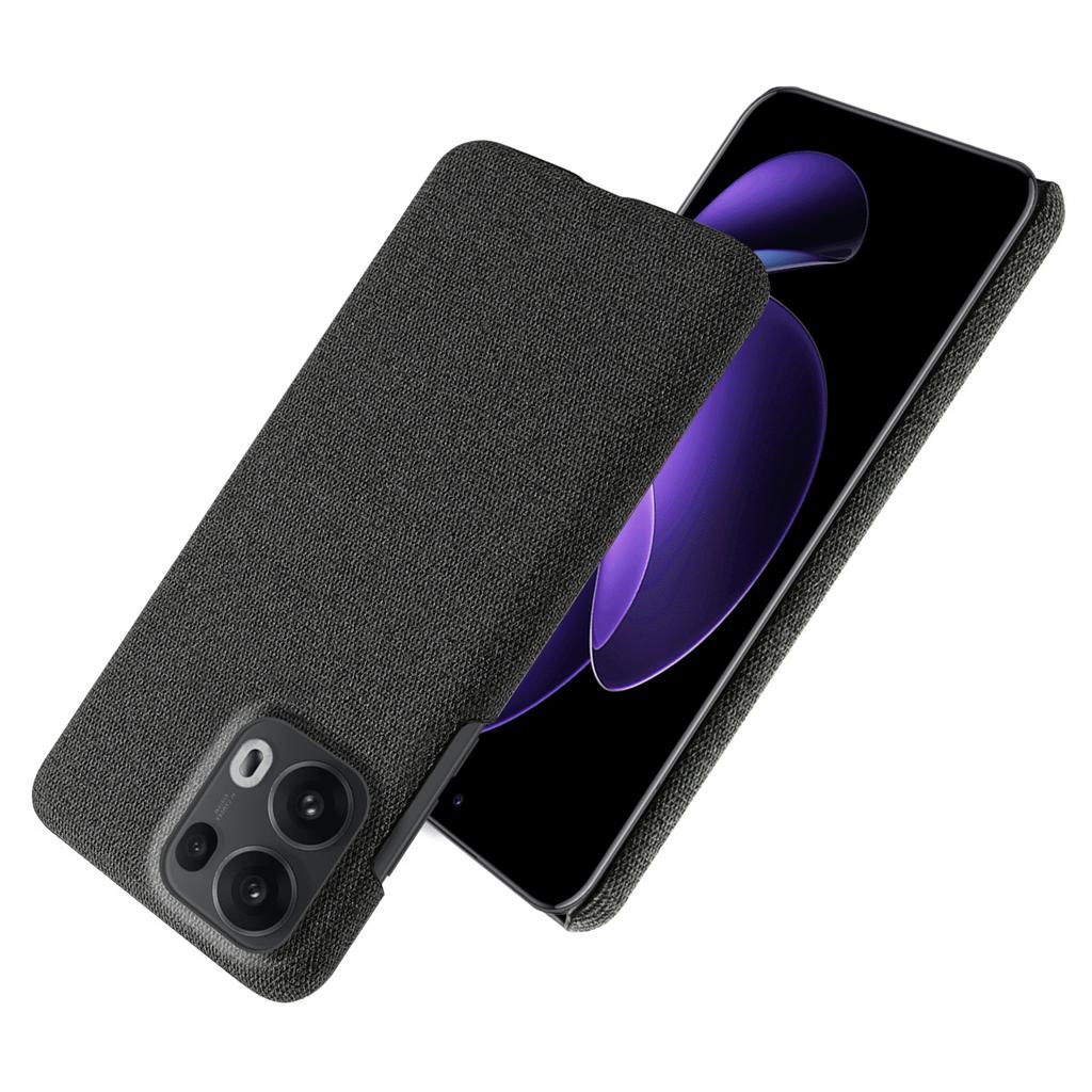 Чехол для телефона Oppo Reno13 Pro 5G, тканевая текстура, защита от царапин, защитная задняя крышка из ПК