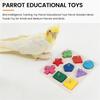 ABDR-Bird Intelligence Training Parrot Educational Parrot Wooden Block Puzzle For Small And Medium Parrots And Bird