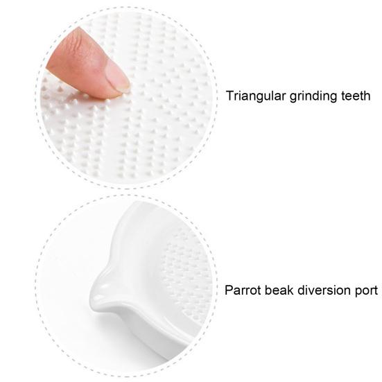 Yousheng Food Grind с щеткой Многофункциональная керамическая толкушка для картофеля Ручной инструмент для измельчения имбиря, чеснока, моркови Кухонный гаджет