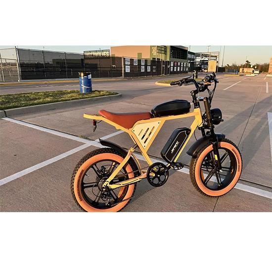 EBike x70 750W dual lithium battery 37AH range 40KM/H 20 * 4Fat tires mountain off-road electric bicycle electric motorcycle.