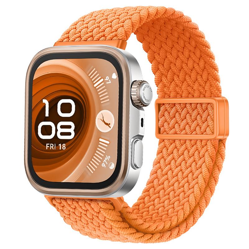 Magnetic Woven Nylon Strap for Huawei Watch Fit3/4/4 Pro/5/5 Pro Wristband Bracelet for Huawei Watch Fit 5 Watchband Accessories