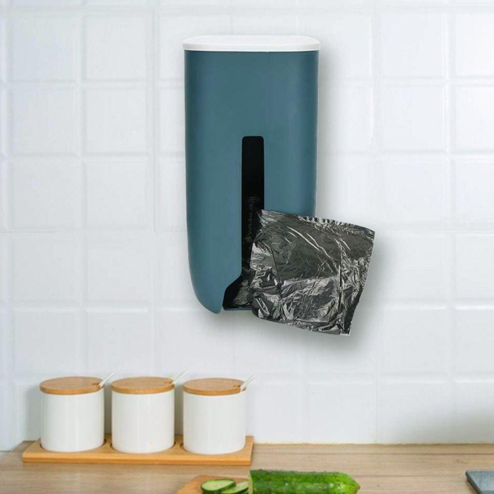 Plastic Plastic Bag Storage Bag Wall-Mounted Trash Bag Saver Creative Garbage Bag Holder Kitchen