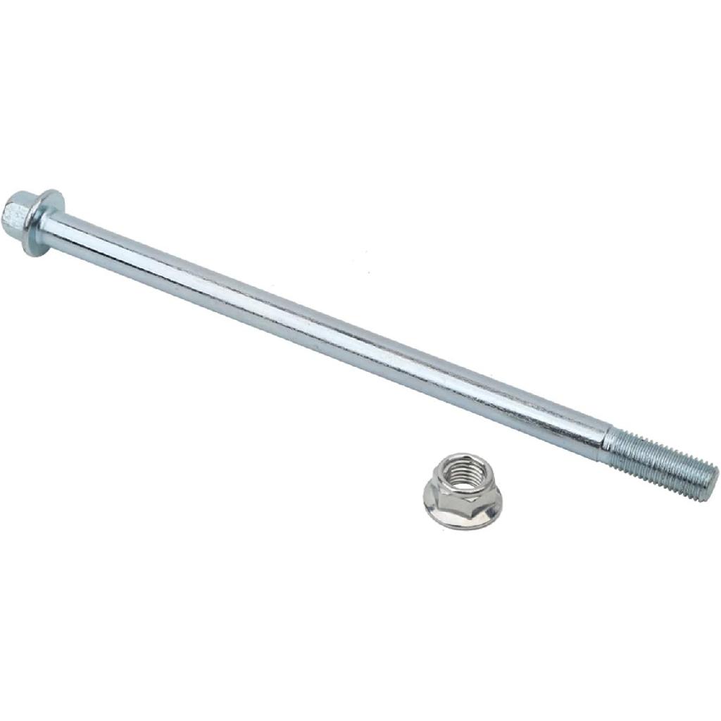 Mokuo 10mm 185mm Front Rear Axle Fit for Motorcycle Pit Dirt Bike Moped Scooter QUAD ATV Mini Bike Parts