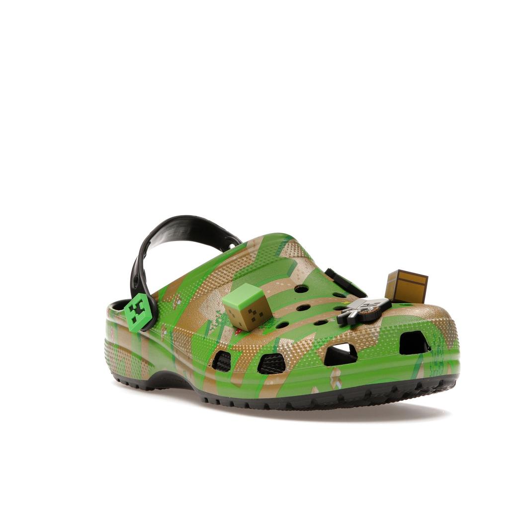 Minecraft X Crocs Classic Clog Grass Block Unisex Sneakers Green Multi 208472-90H