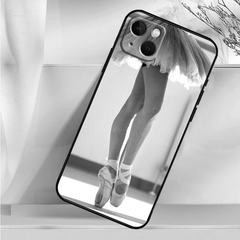 Балетные Туфли Пуанты Чехол с Амортизацией для iPhone 17 16 15 14 11 Pro Max Plus 12 13 Mini 16e 17 Air Чехол для Телефона