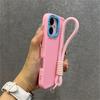 Модный Браслет Конфетного Цвета Ремешок Цепочка Чехол Для Телефона Для iPhone 17 15 11 12 13 14 16 Pro Max Plus XS XR Мягкий Силиконовый Чехол