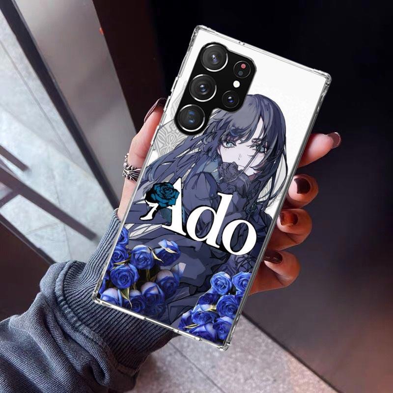 Ado Kyogen X Uta Phone Case For Samsung Galaxy S23 S24 S25 Edge S26 Ultra S22 + S21 Plus S20 FE Cover Silicone Print Shell Galax