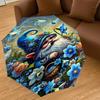 1PC Gnome Flowers Umbrella-8-Rib Reinforced, Automatic Open, Lightweight & Durable, Fashion Accessory for Outdoor-D339