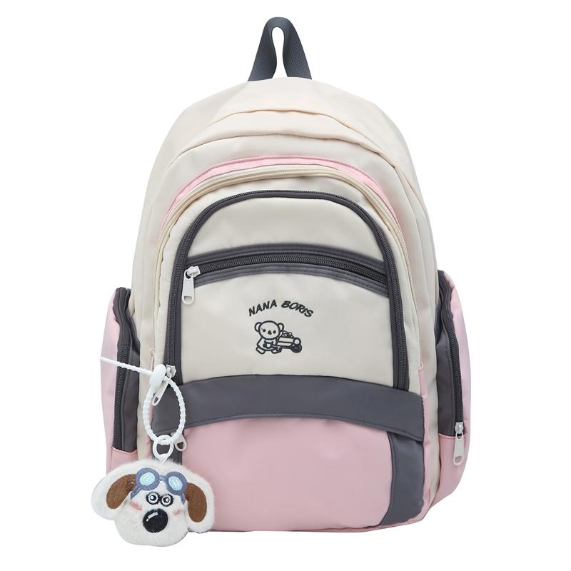 Рюкзак Color Block для женщин в стиле колледжа, школьный рюкзак для учеников младших классов средней школы