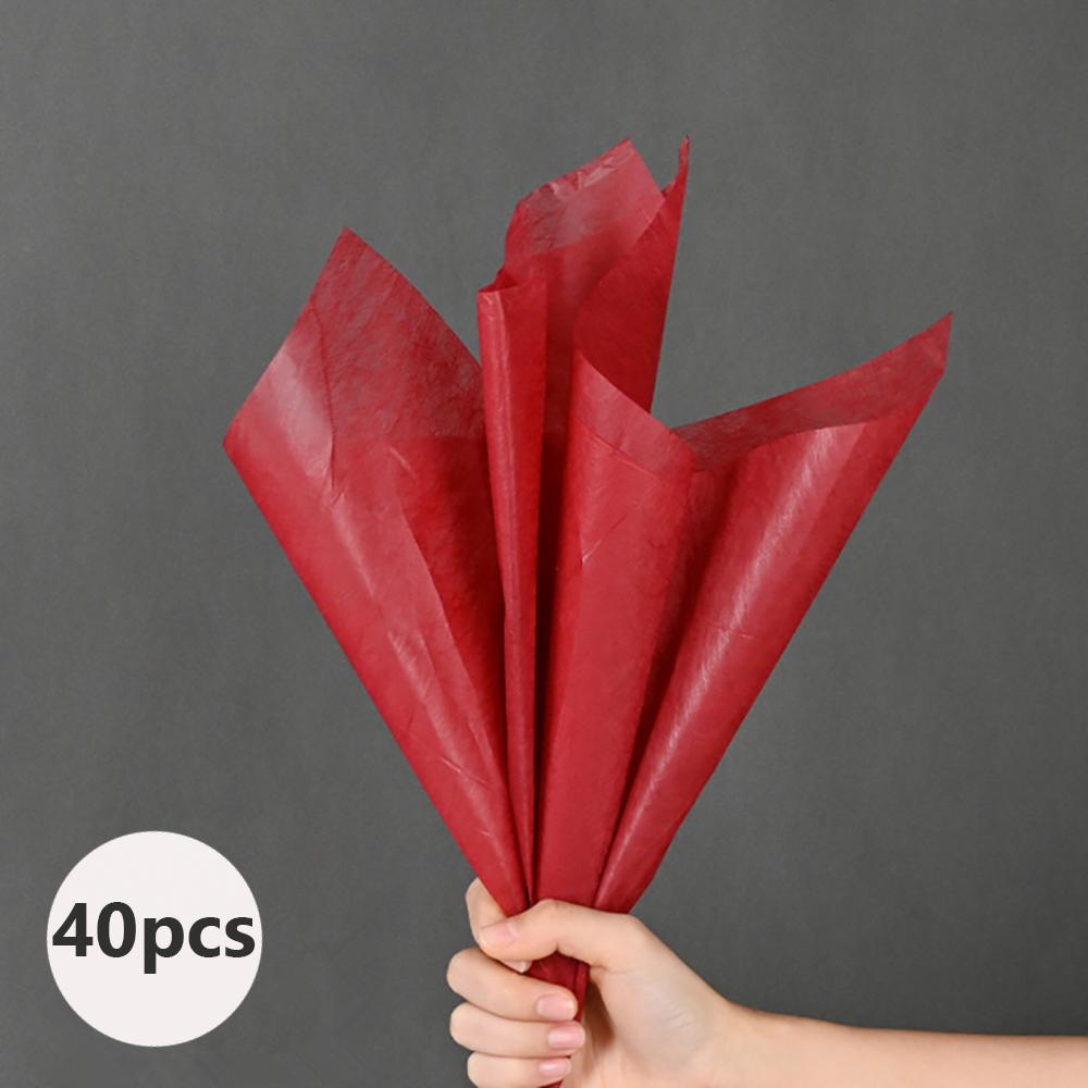 40 шт., молочная хлопковая папиросная бумага, оберточная бумага для цветов, сделай сам, букет ручной работы, поделки, упаковка подарков, товары для свадебной вечеринки