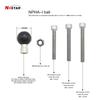 Motorcycle Phone Holder Handlebar Clamp Base with M8 Bolts Other Motorcycle Accessories for Ram