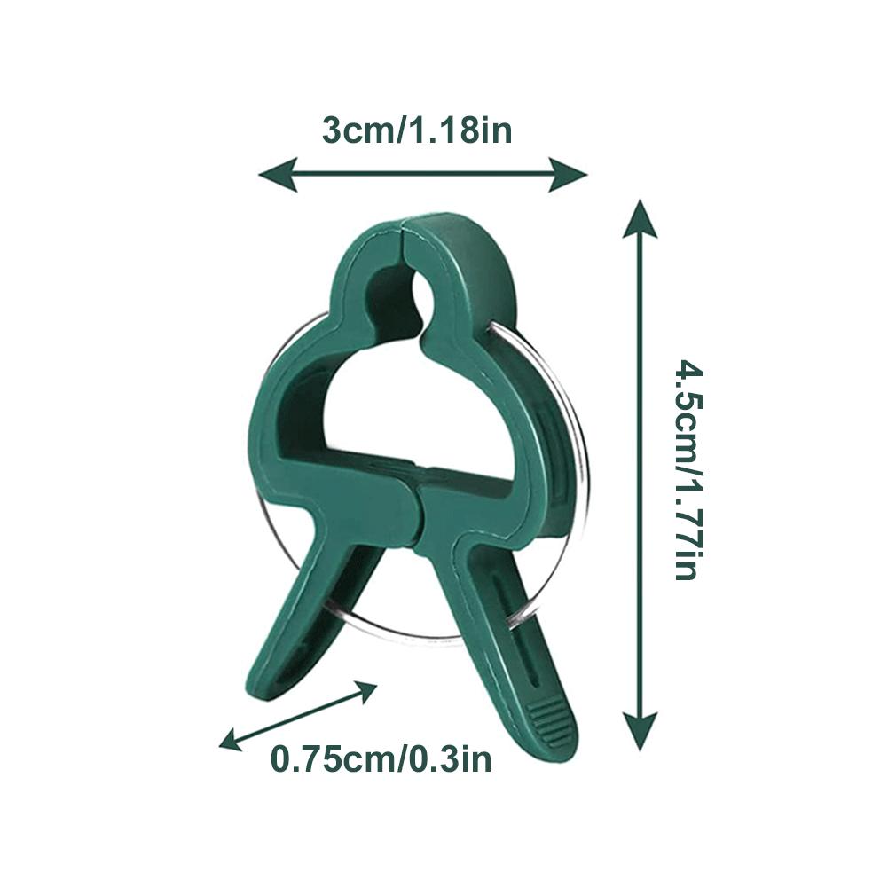 20/50pcs Plant Fixed Clips Reusable Garden Greenhouse Bracket for Fixed Plants Vine Flower Seedling Tomatoes Support Garden Tool