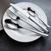304 Stainless Steel Western Tableware Set: Thick Knife, Fork, Spoon, Dessert Spoon for High-End Restaurants and Luxury Hotels.