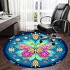 Colorful Butterfly Office Carpet Chair Mats, Home Decor, Office Carpet, Gift for Any Room1118153a