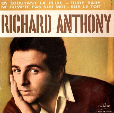 7-дюймовая пластинка RICHARD ANTHONY Под дождем ESRF1391 COLUMBIA 1963 Франция Рок Б/У