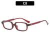 1PC Retro small-frame sunglasses with rivet details—versatile shades for street style, outdoor vacations, driving, and sun protection.