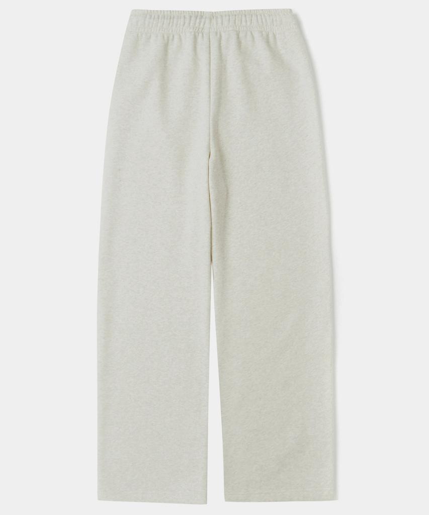 COLUMBIA UNIVERSITY Sig Arch Logo Women Fleece Sweat Pants Yellow Oatmeal