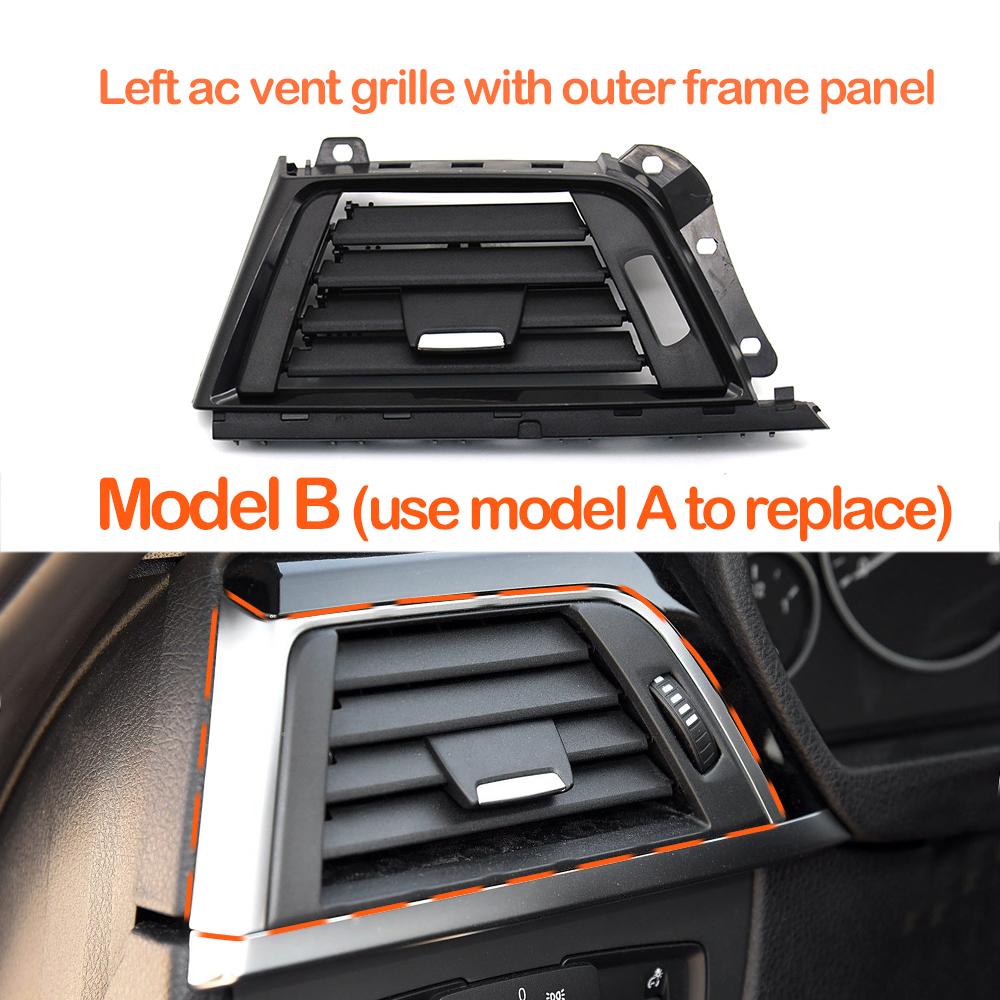 LHD Air Conditioner Front Left Right AC Vent Outlet Grille Panel Cover Repair Kit For BMW 3 4 Series F30 F34 F32 F33 F36 F80 F82