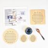 2PCS Thickened Heat Resistant Mat Natural Bowls Pad Simple Table Protectors  Kitchen