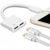 Adapter przejściówka rozdzielacz 1x2 lighting audio+av do iphone x 12 13 14