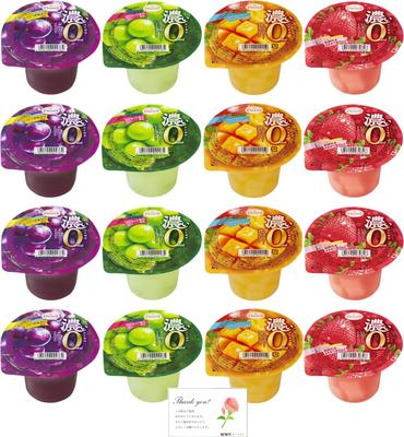 Tarami Rich Jelly Zero Calories Triple Zero вкусы x 4 штуки (4 (виноград, манго, мускат, клубника))