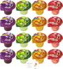 Tarami Rich Jelly Zero Calories Triple Zero Flavors X 4 Pieces (4 (grape, Mango, Muscat, Strawberry))