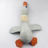 Indestructible Goose Dog Toy for Heavy Chewers Pet Stuffed Wild Goose Chew Toy with Squeaker Supports Healthy Chewing Instincts for Dogs Mental