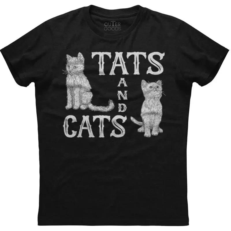 Tats And Cats Kitten Tattoo Lover Funny T Shirt