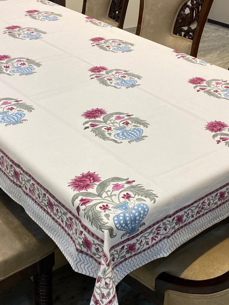Blockprint Table Cloth 6 Seater (90*60 Inches)