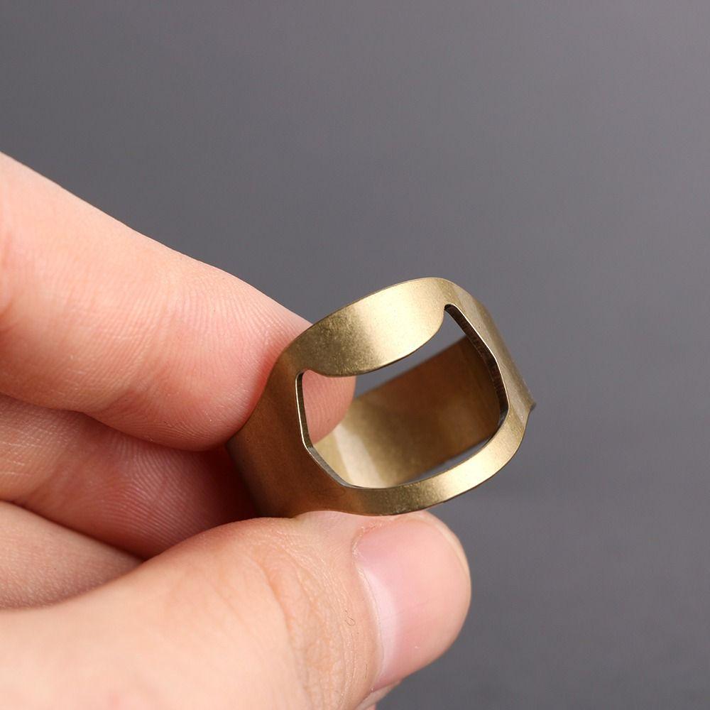 Unique Home & Living Stainless Steel Beer Bottles Opener Kitchen Tool Finger Ring Openers Gadgets