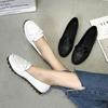 Genuine Leather Flats Casual Slip On Loafers Woman Shoes Comfortable Soft Bottom Flat Shoes Vintage Style Woman Footwearhj76