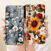 Для Samsung Galaxy S20 S20+ S20FE Милый Чехол-Телефон с Кошкой и Цветами Для Samsung S 20 S20 FE 4G 5G Ударопрочный Мягкий Силиконовый Бампер