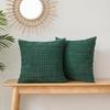 2 pieces/set Soft Corduroy Pillowcase Velvet Texture Reversible Sided Throw Pillow Striped Design Pillow Covers Sofa Decor