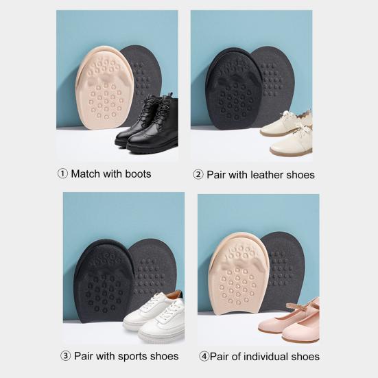 1 пара женских плюсневых подушечек, нескользящие стельки с поддержкой свода стопы, подушечки для обуви на высоком каблуке для облегчения боли, влагоотводящие вставки для обуви