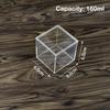Square High Transparent Plastic Box Betta Breeding Box Mini Candy Packaging Box
