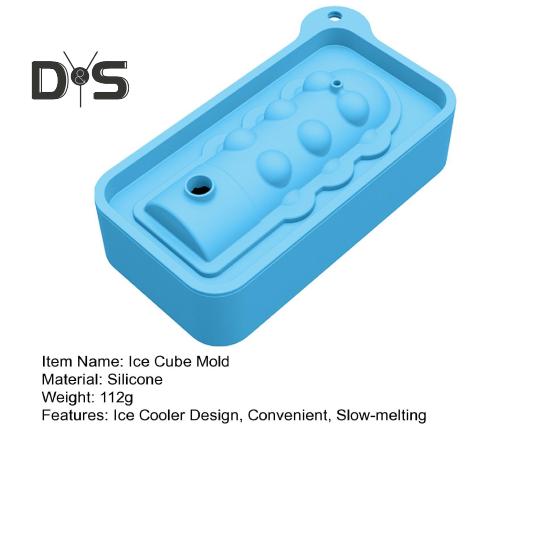 Форма для кубиков льда, силиконовый поднос для охлаждения льда, коктейли с виски, легко заполняемый и высвобождаемый ледогенератор, забавная тарелка для льда для создания атмосферы вечеринки