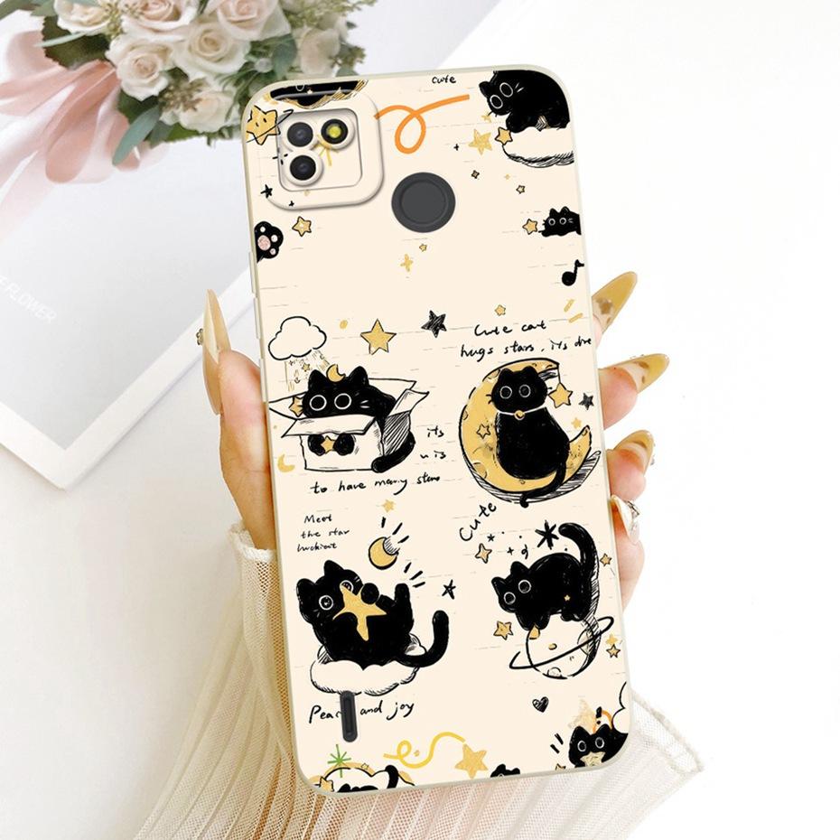 Cute Printed Phone Case For Tecno Pop 4 Air / Pop 4 LTE Soft Silicone Shockproof Cases For Tecno Pop4 Lte 4Air Covers Bumpers