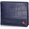 Denial Navy Printed RFID Blocking кожаный кошелек для мужчин