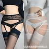 Sexy Sex Stockings Suspenders Lace Integrated Red Stockings Stockings Stockings Uniform Knee Thin Transparent Home